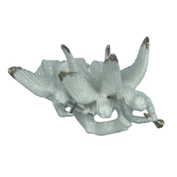 Mikasa Musical Angel Trio Playing Instruments Porcelain Cream and Gold - Picture 7 of 12